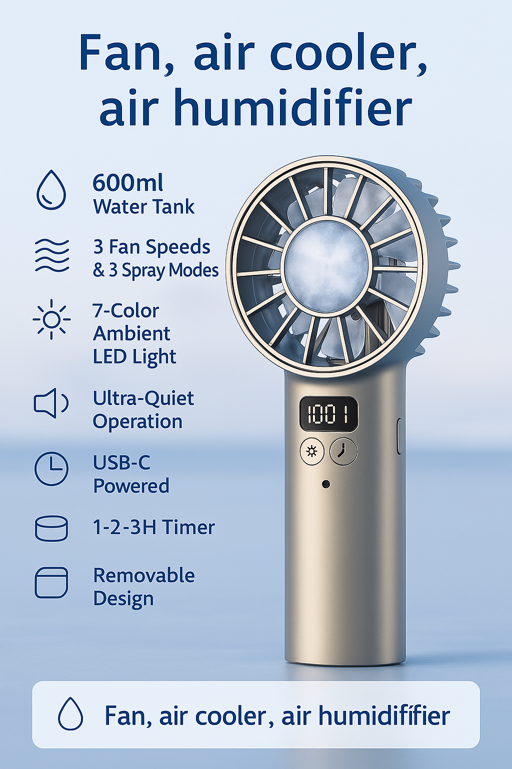 Zyox Hand-Fan 12